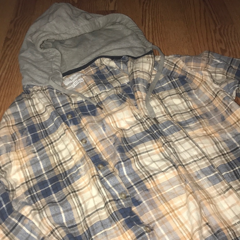 Men’s Urban Outfitters hooded button down